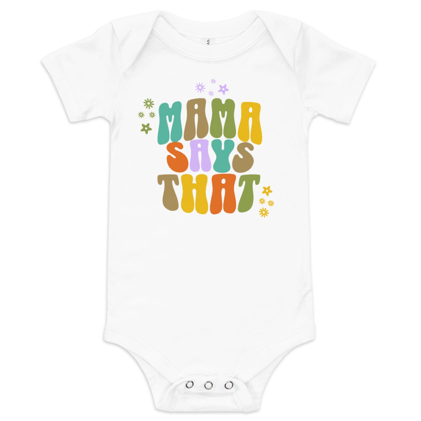 Baby 'Mama Says I Am Loved Just As I Am' One Piece - Mama says I am...