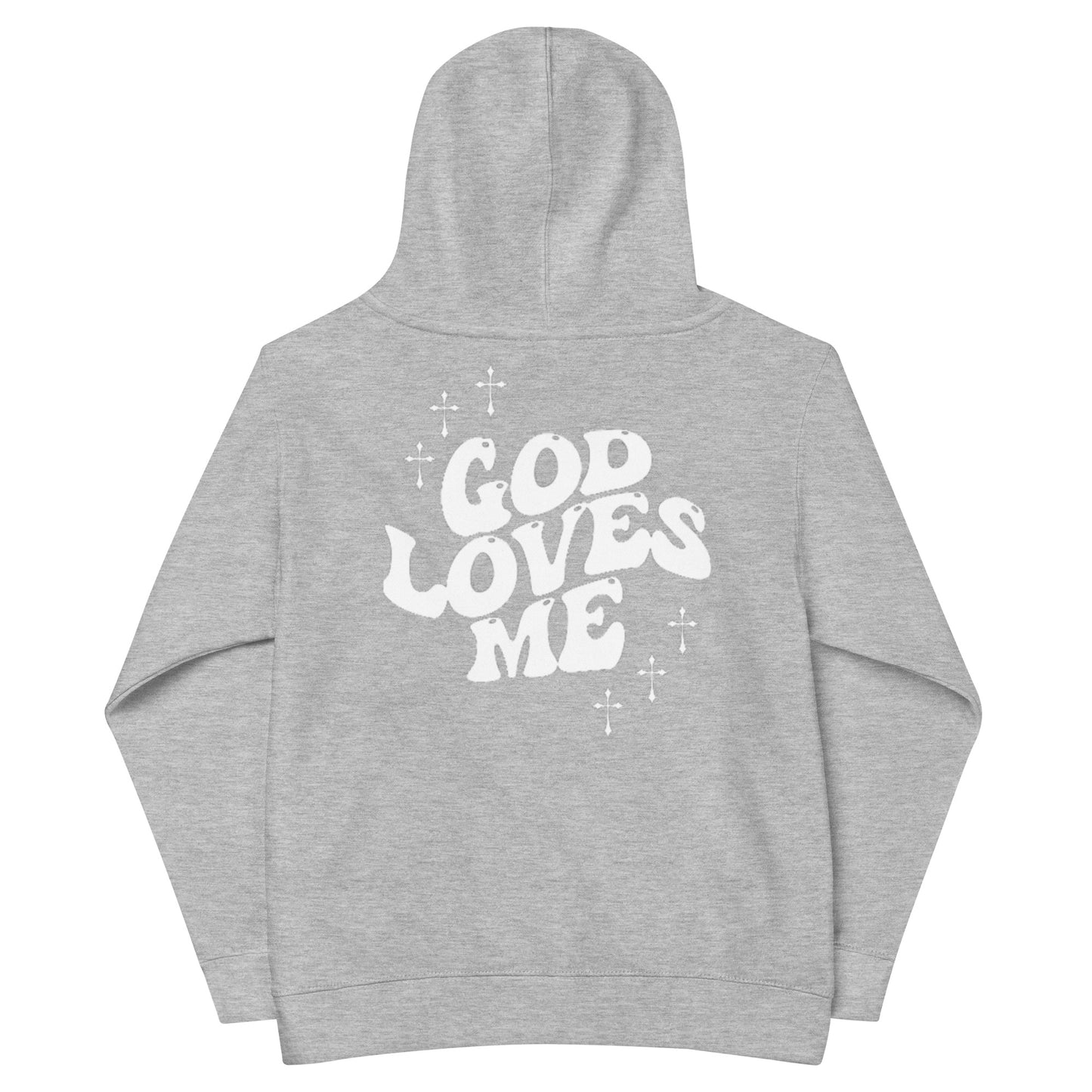 Kids Mama Says 'God Loves Me' Fleece Hoodie - Mama says I am...