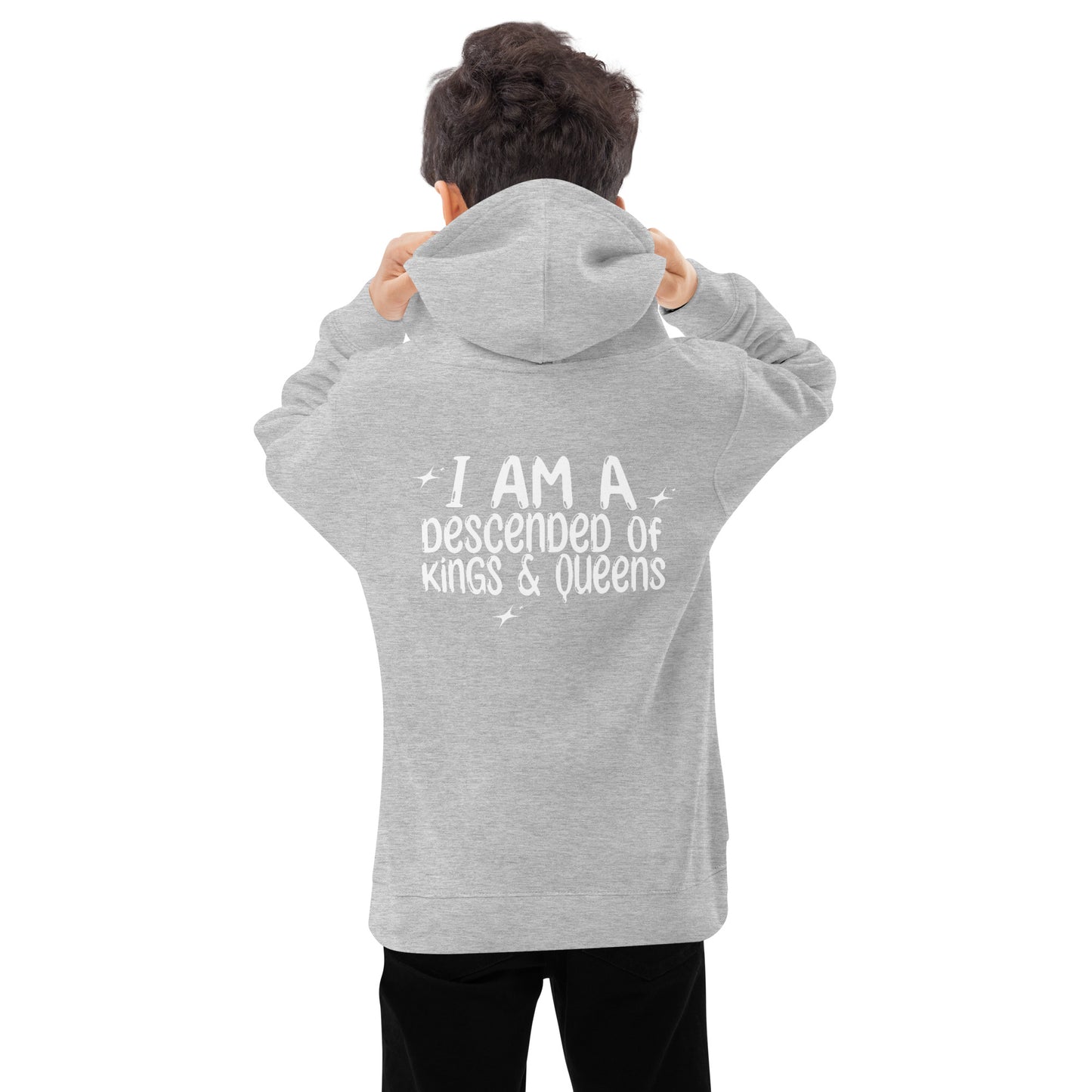 Kid's 'Mama Says I Am A Descendants of Kings & Queens' Hoodie