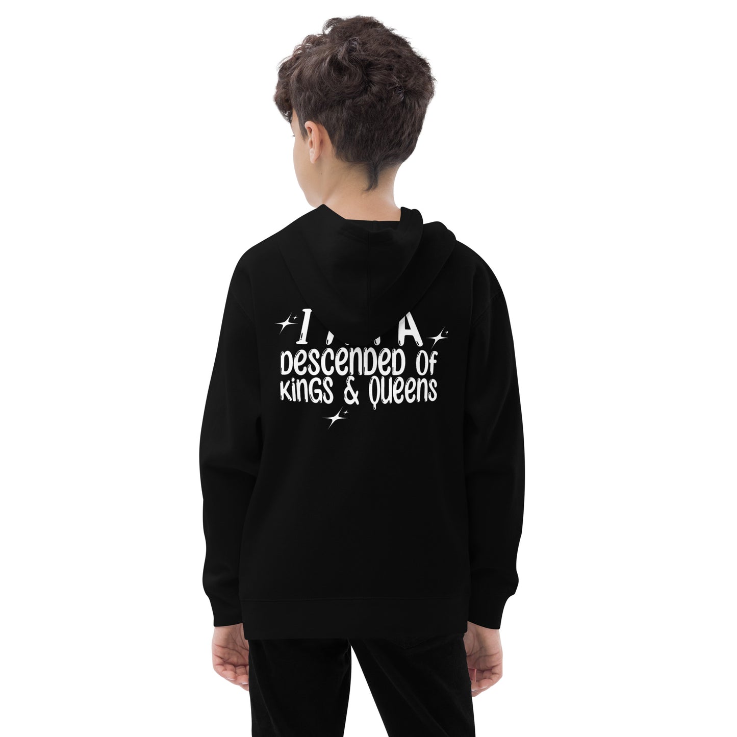 Kid's 'Mama Says I Am A Descendants of Kings & Queens' Hoodie