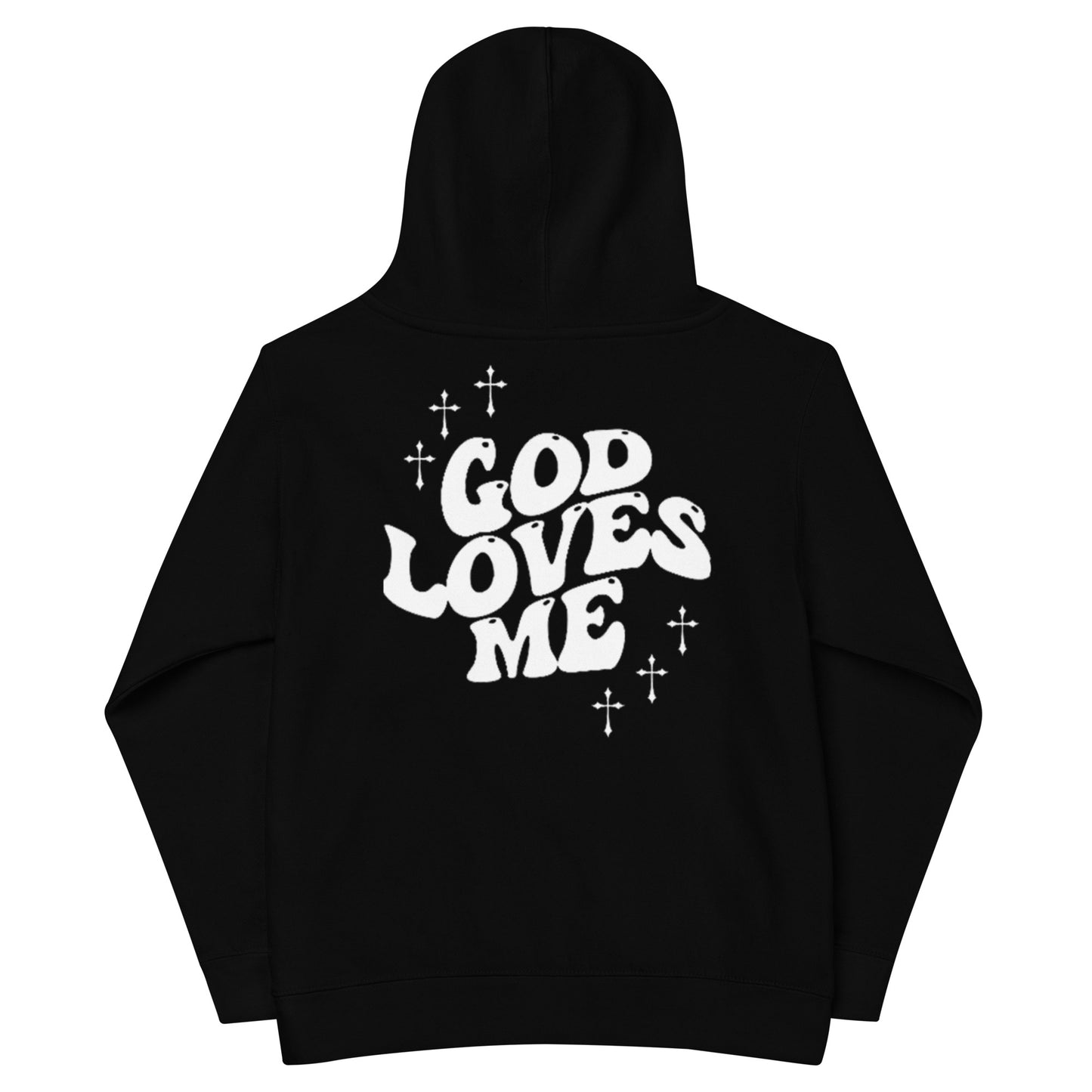 Kids Mama Says 'God Loves Me' Fleece Hoodie - Mama says I am...