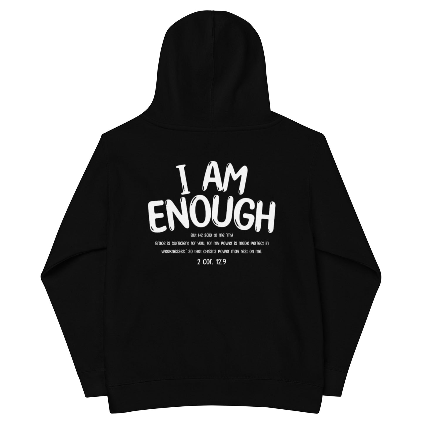 Kid's 'Mama Says That I Am Enough 2Cor 2:19' Hoodie