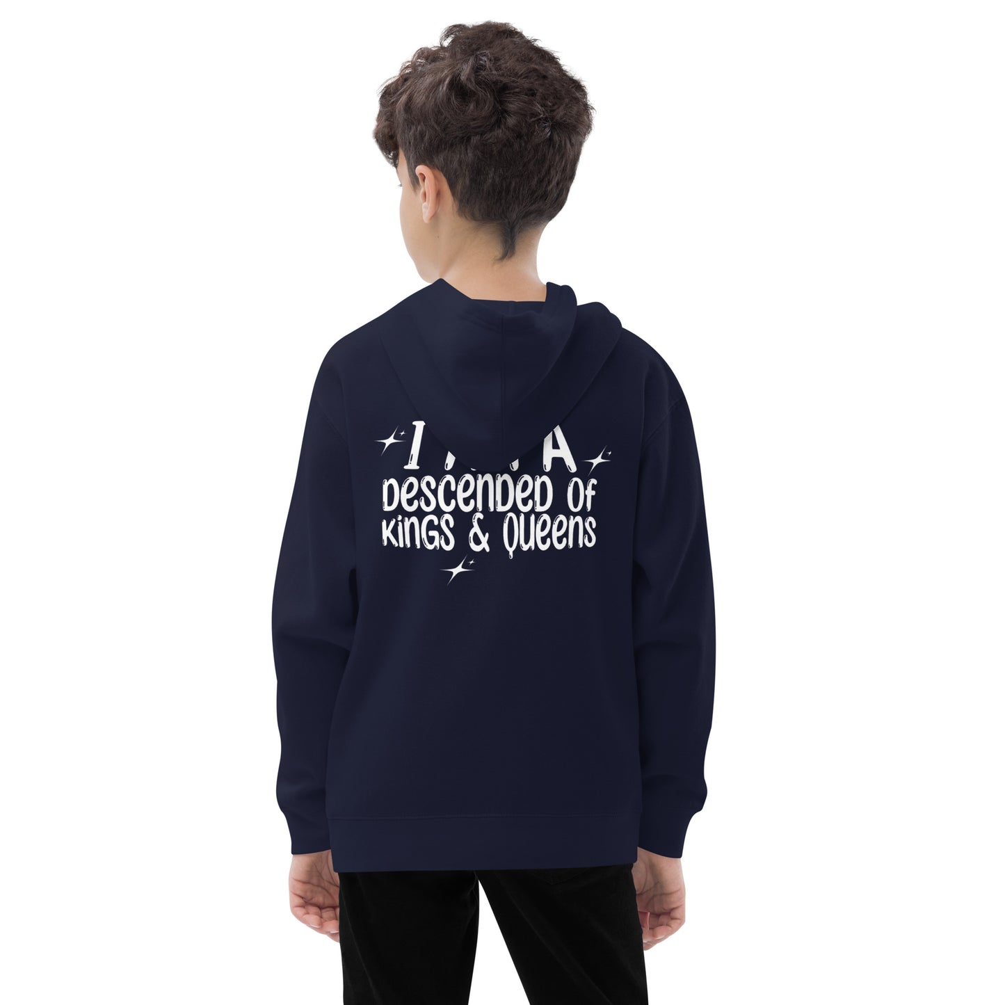 Kid's 'Mama Says I Am A Descendants of Kings & Queens' Hoodie