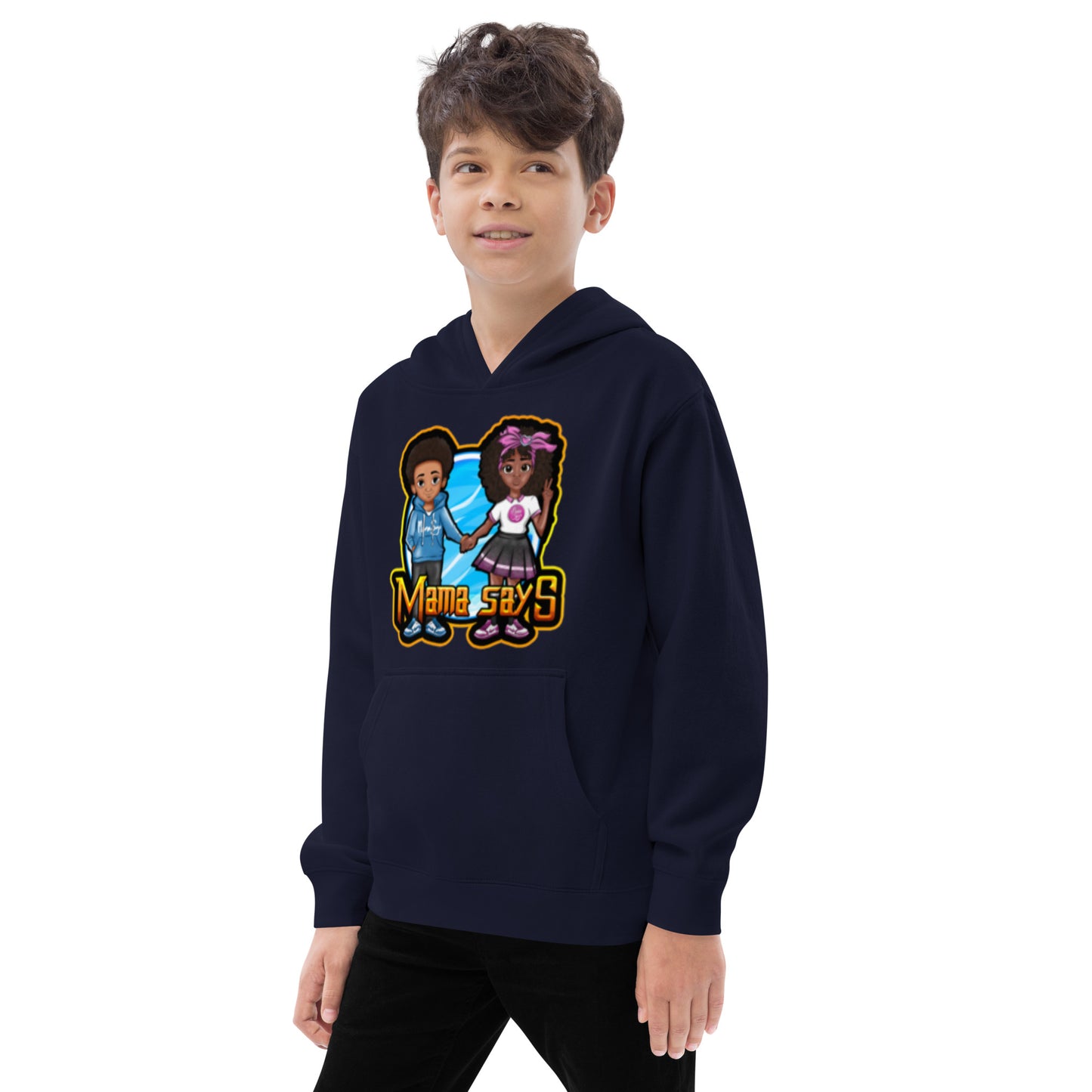 Kid's 'Mama Says I Am A Descendants of Kings & Queens' Hoodie